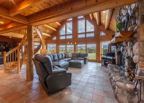 *15% OFF SUMMER SALE*Colorado Luxury Log Home| 40 Private Acres|Fire Pit
