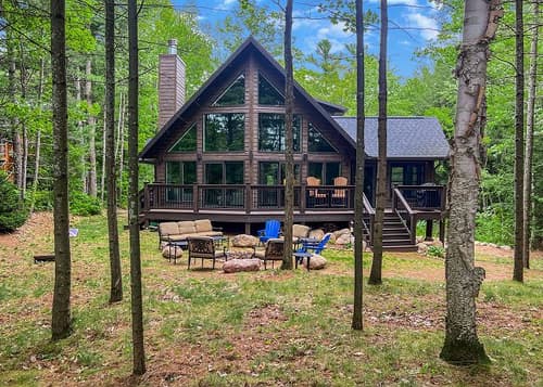 Lakefront Home with Dock, Canoe, Kayak, Firepit, Fireplace - Chain of 8 Lakes