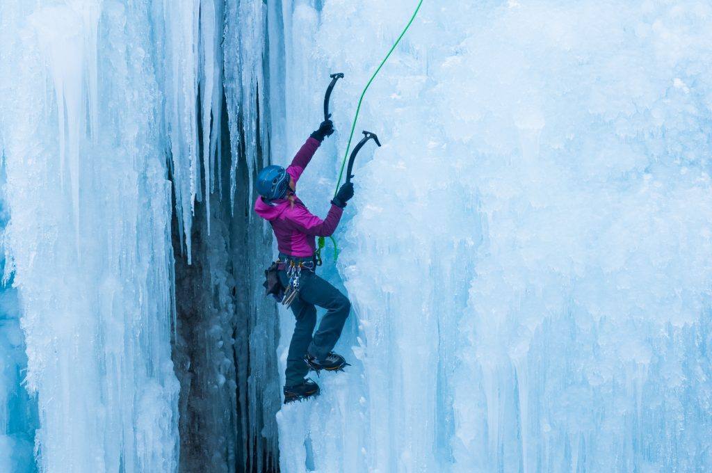 Ouray, CO ice climbing