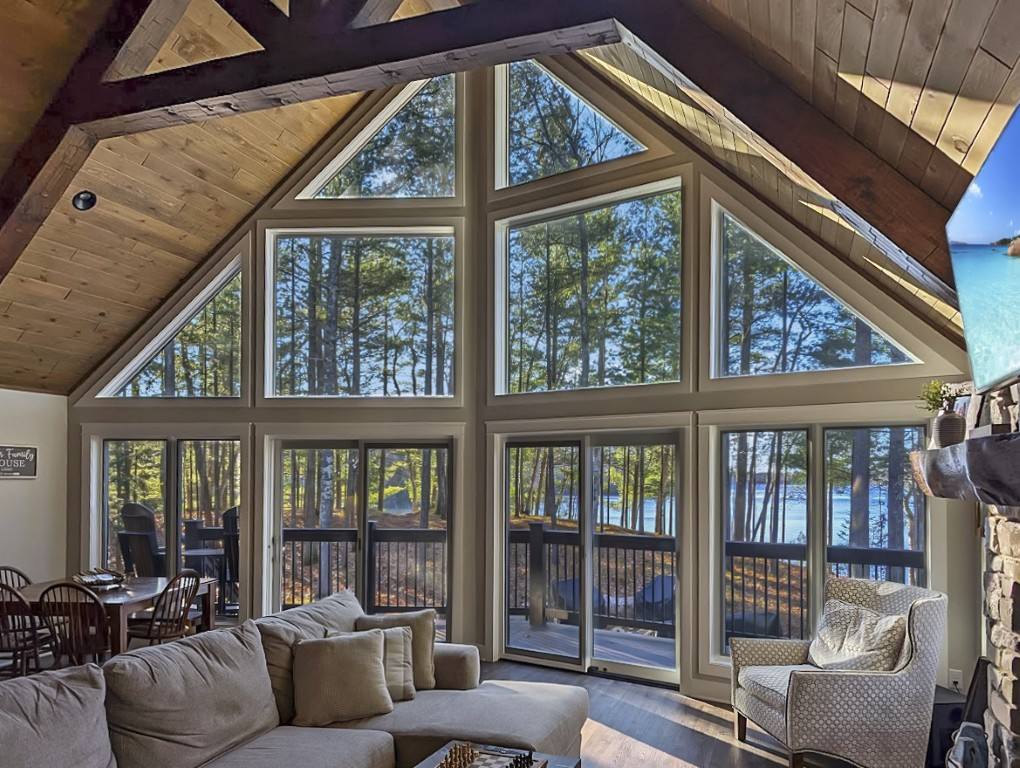 lakefront cabins northwoods