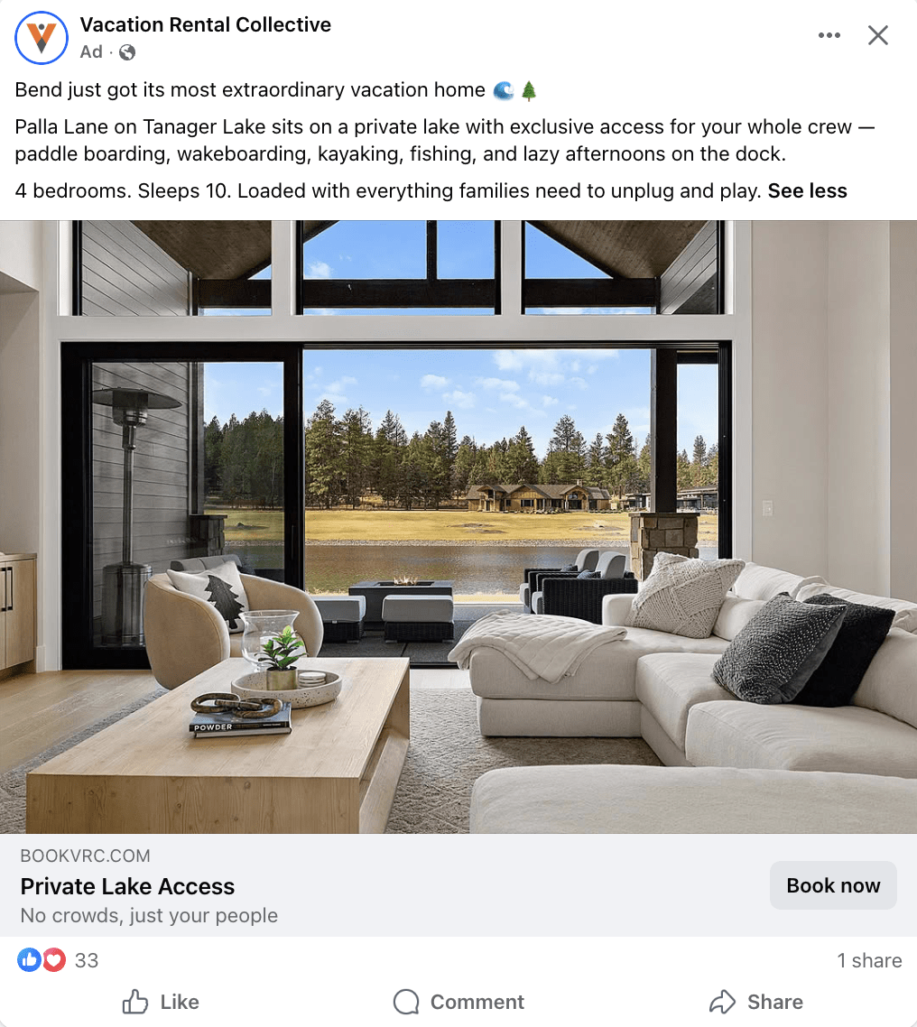 Live Meta ad