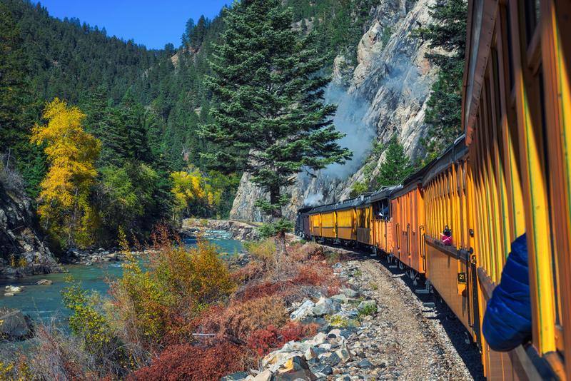 Historic Steam Engine Train Travels From Durango To Silverton Orig 1
